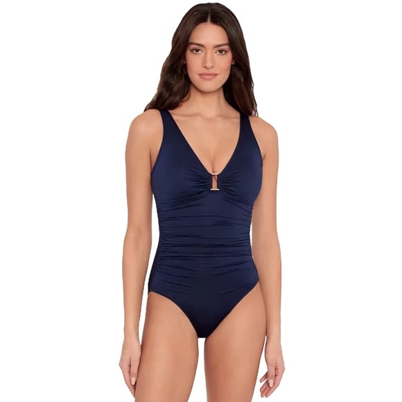 Lauren Ralph Lauren Other - Lauren Ralph Lauren Ring Over The Shoulder Tummy Control One Piece Swimsuit NWT